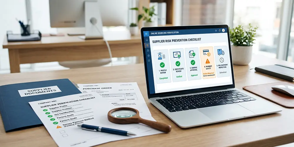 Alibaba scam prevention supplier checklist