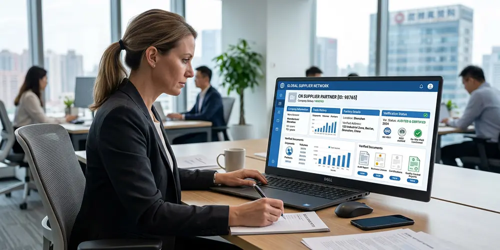 Alibaba supplier profile review for supplier due diligence and factory verification China