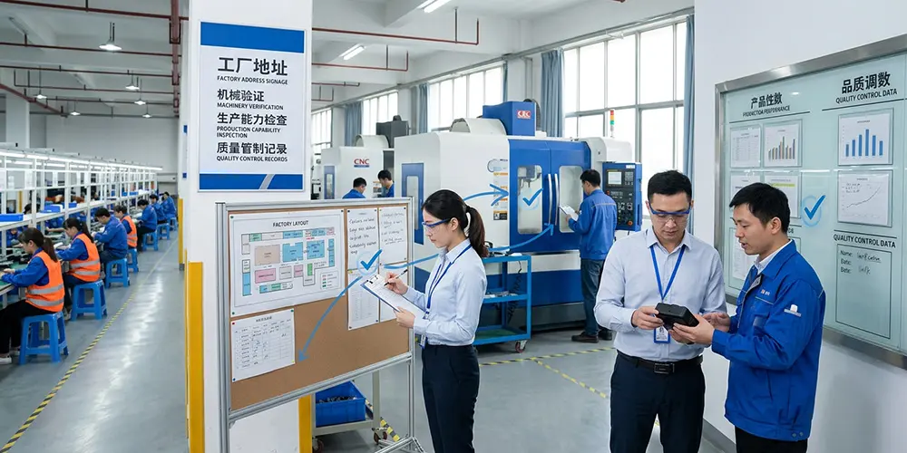 Factory verification China visit for Alibaba supplier due diligence