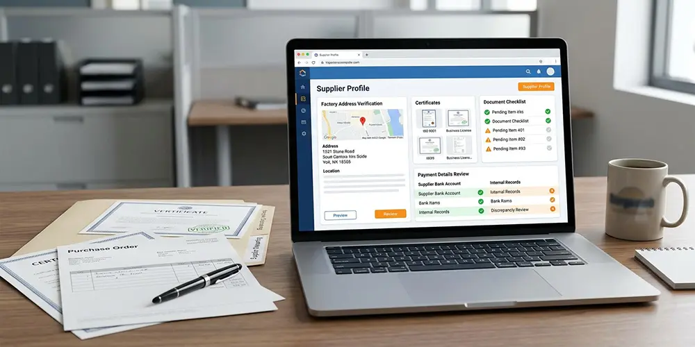 How do I check an Alibaba supplier before paying